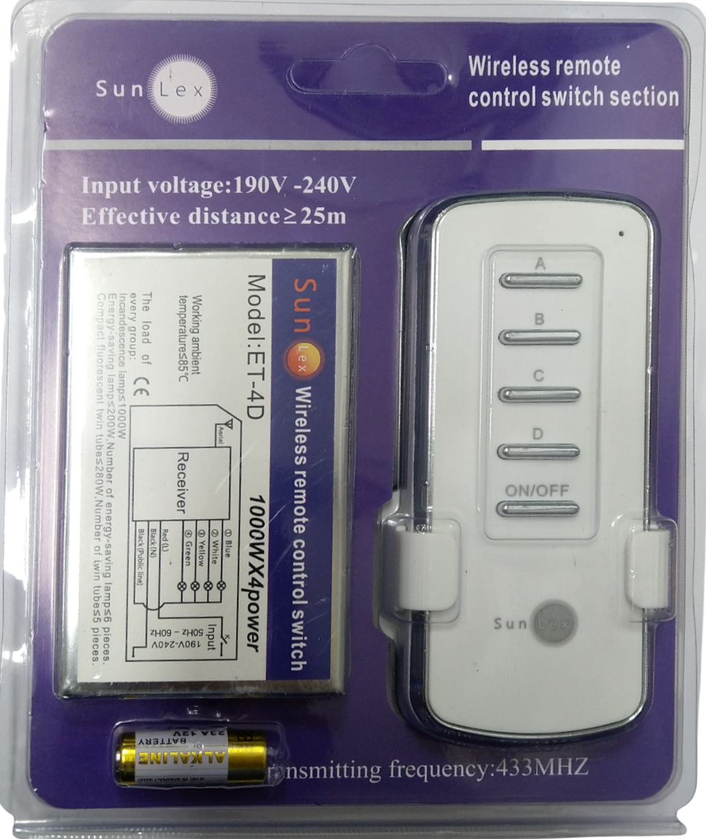 ریموت لوستر روشنایی