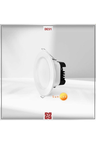 چراغ پنل آلتون رای 9 وات بک لایت توکار برش 7.5 سانتی متر مدل دنیز